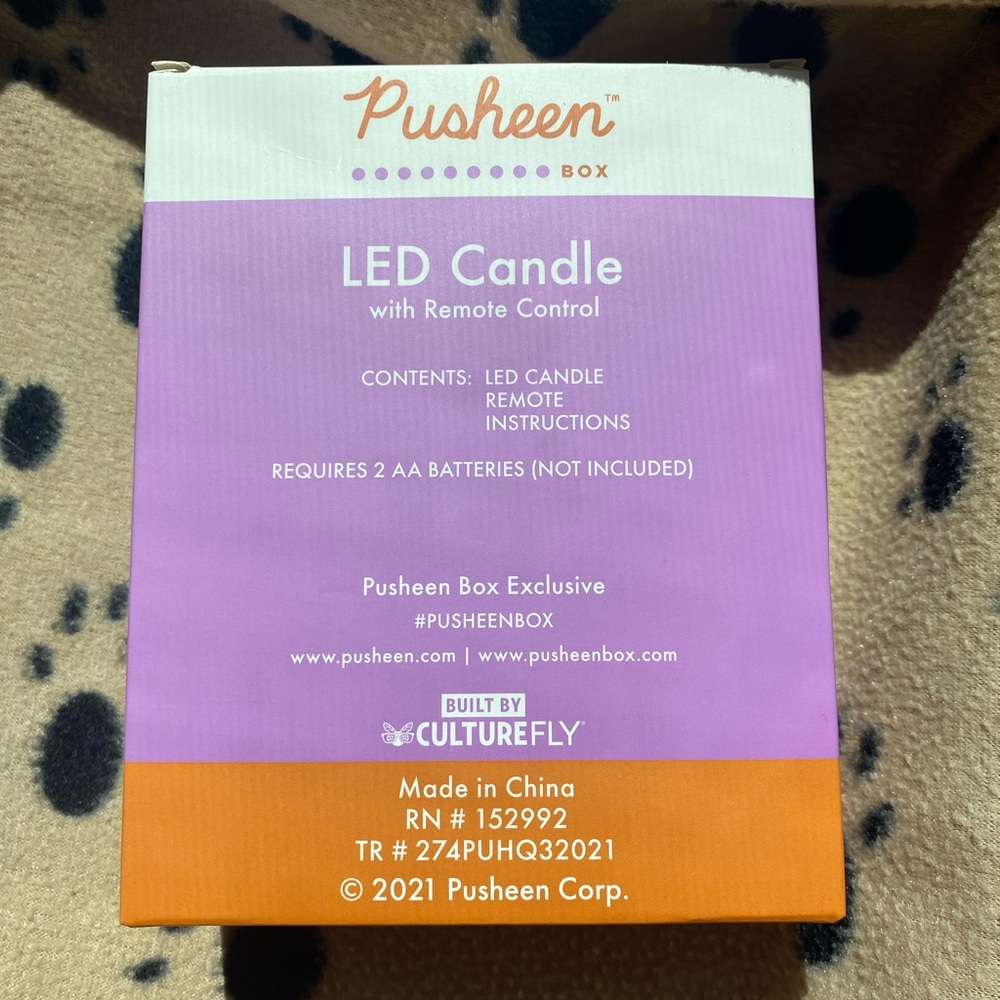 Pusheen LED Candle with Remote